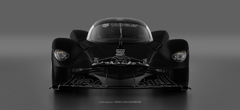 Illustration for article titled The Aston Martin Valkyrie Looks Especially Good In Classic Racing Liveries